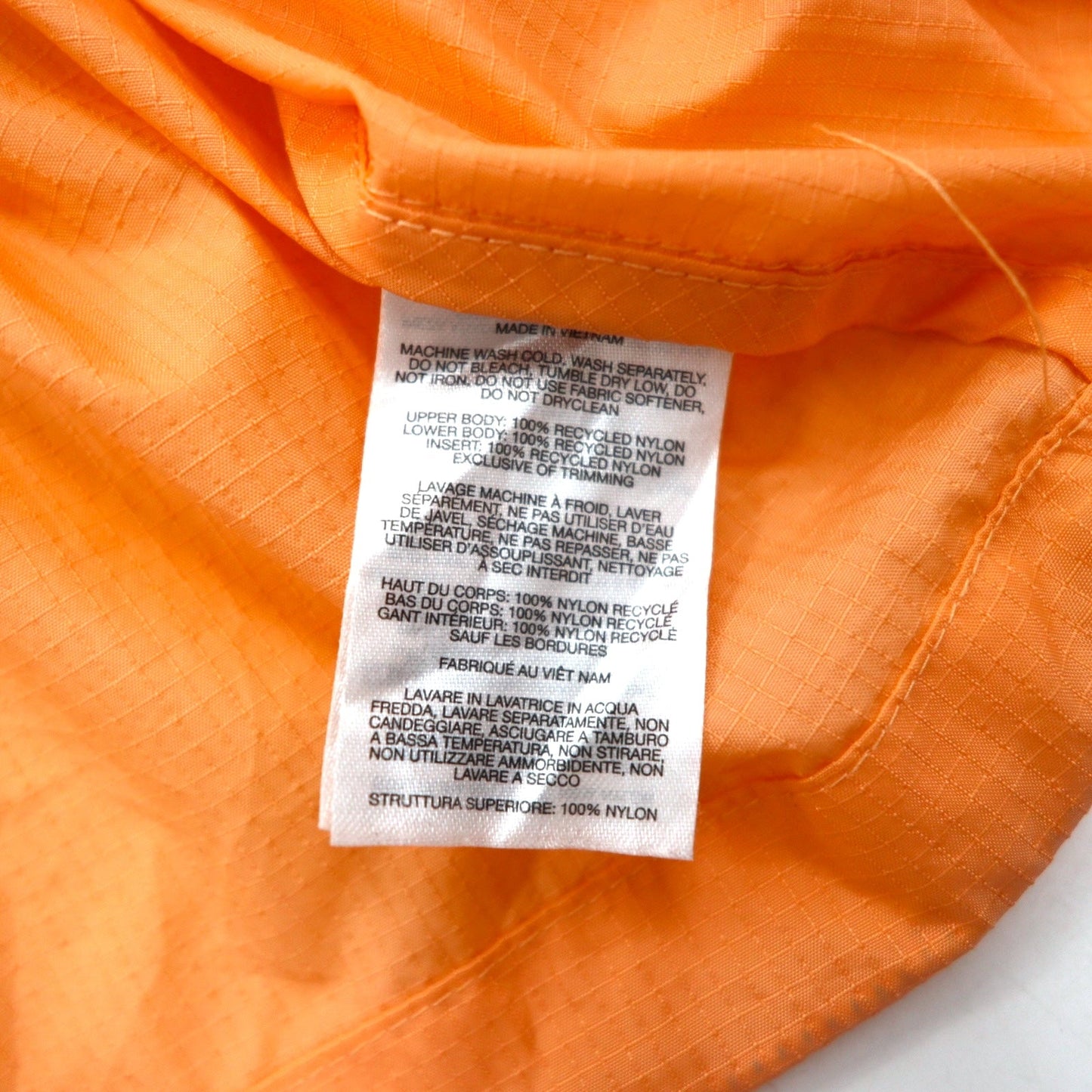 Columbia アノラックジャケット XL オレンジ ナイロン パッカブル 袖ロゴ Santa Ana Anorak Jacket KO0086