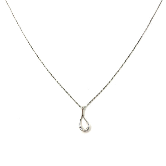 TIFFANY＆Co. ネックレス エルサ ペレッティ オープン ティアドロップ ペンダント SILVER 925 スペイン製