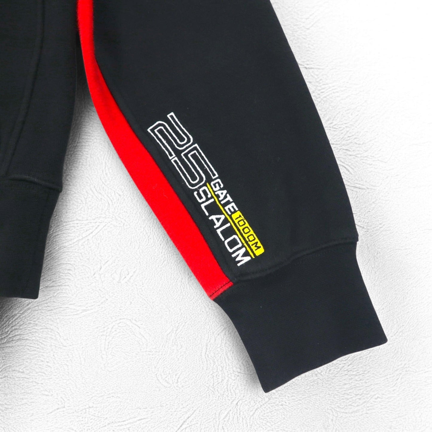 Polo by Ralph Lauren リバースウィーブ ハーフジップスウェット M ブラック 裏地フリース TALONジップ C1 CANOE ワッペン