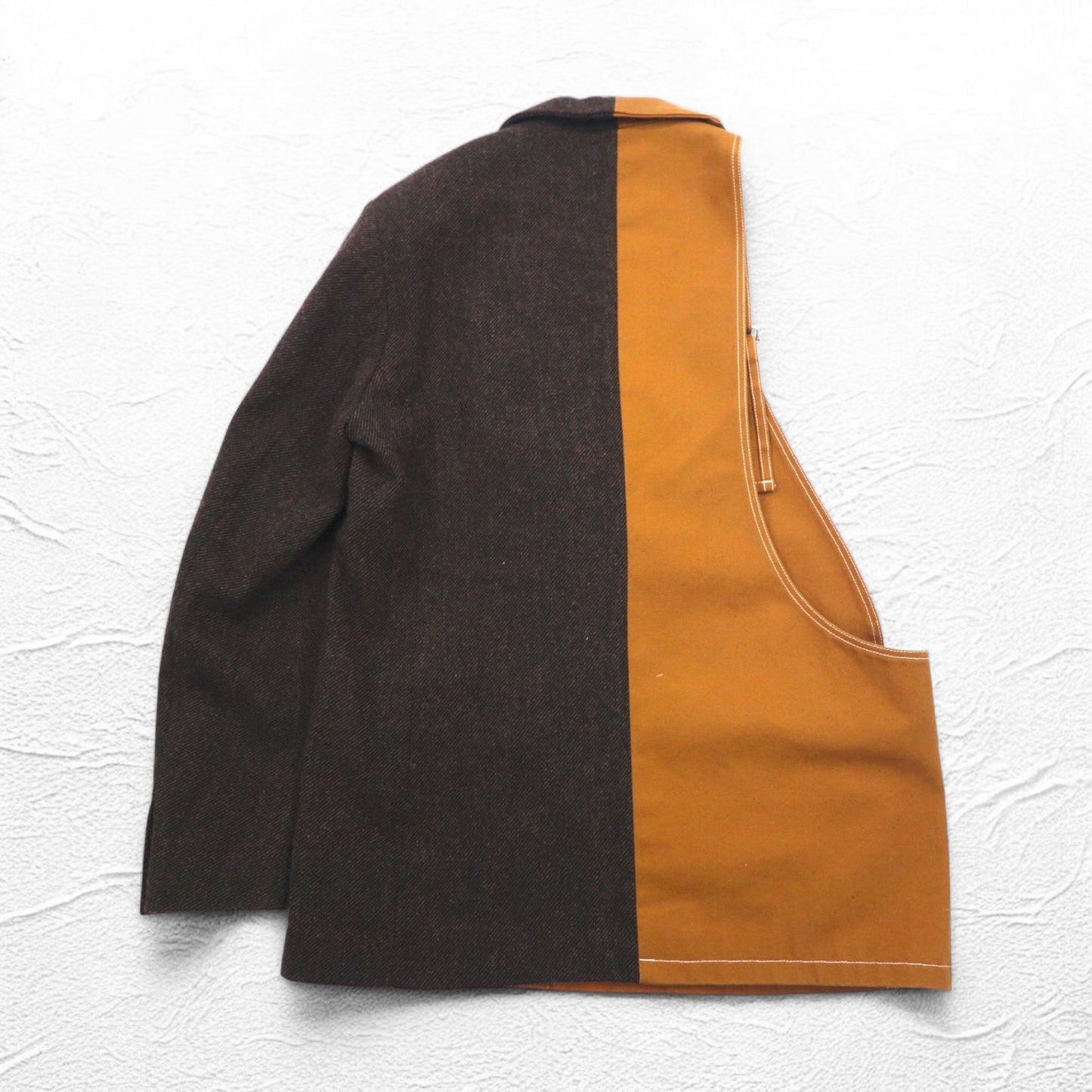 MISTER GENTLEMAN オーバーオール ドッキング ツイードジャケット L キャメル MGP-JK07 日本製