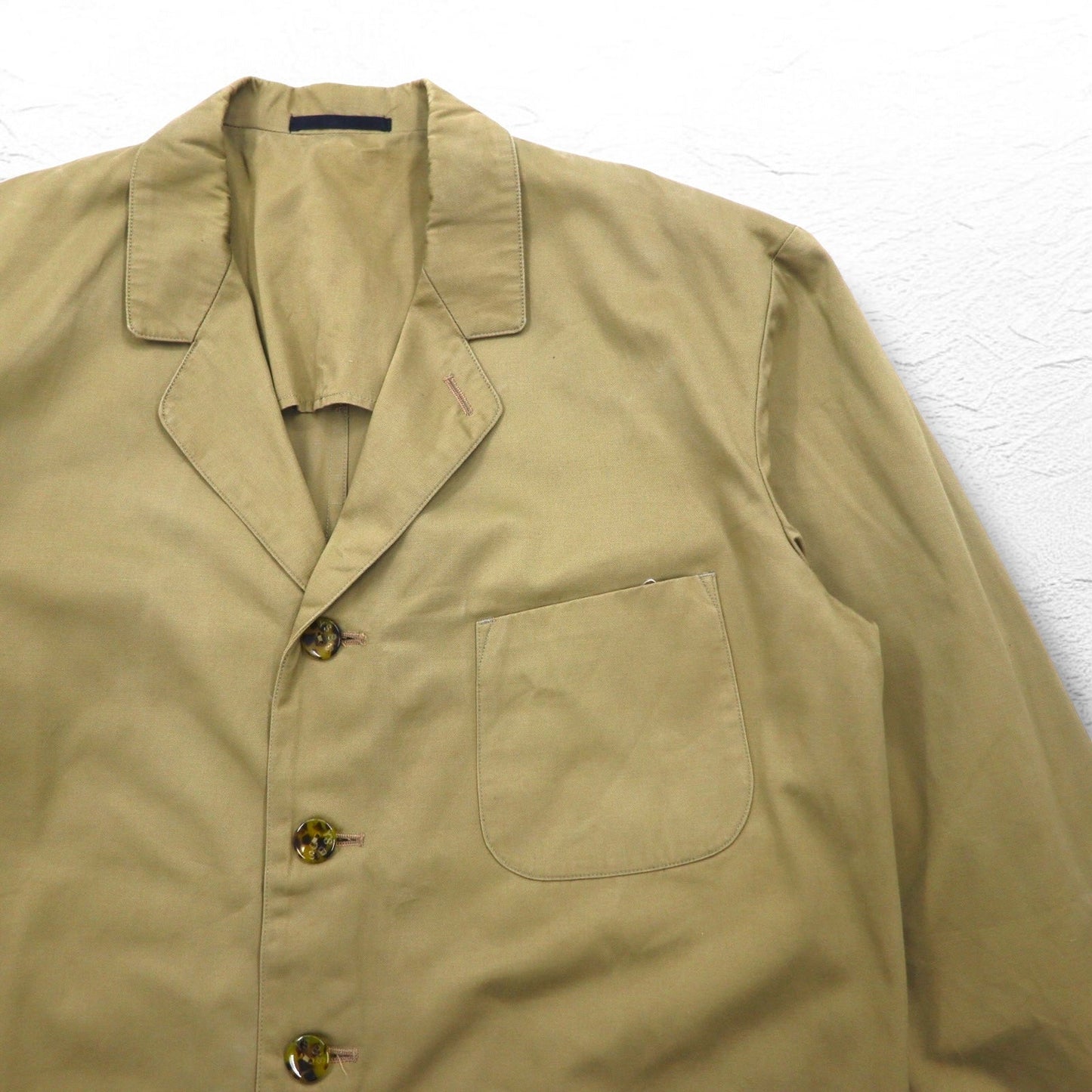 Y's bis Le Blue Collar メンズライク オーバージャケット FREE ベージュ CE-J55-050 日本製