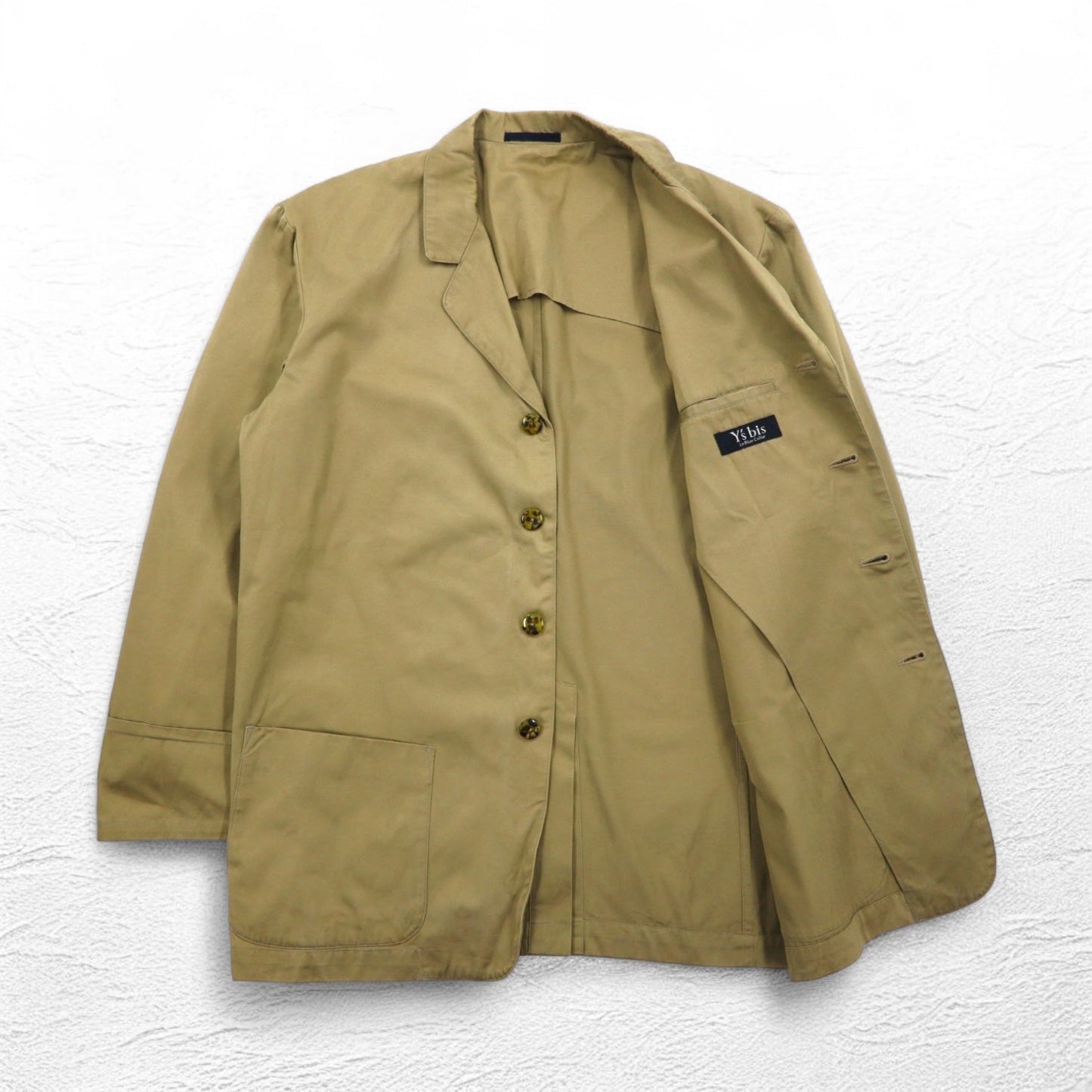 Y's bis Le Blue Collar メンズライク オーバージャケット FREE ベージュ CE-J55-050 日本製