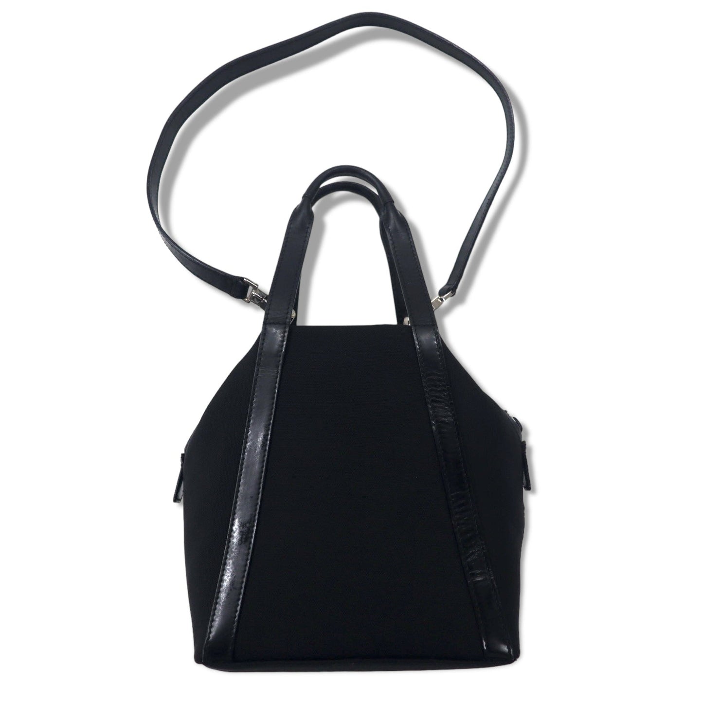 GUCCI 2WAY ショルダーバッグ ナイロン エナメルレザー 007 2123 2000 イタリア製