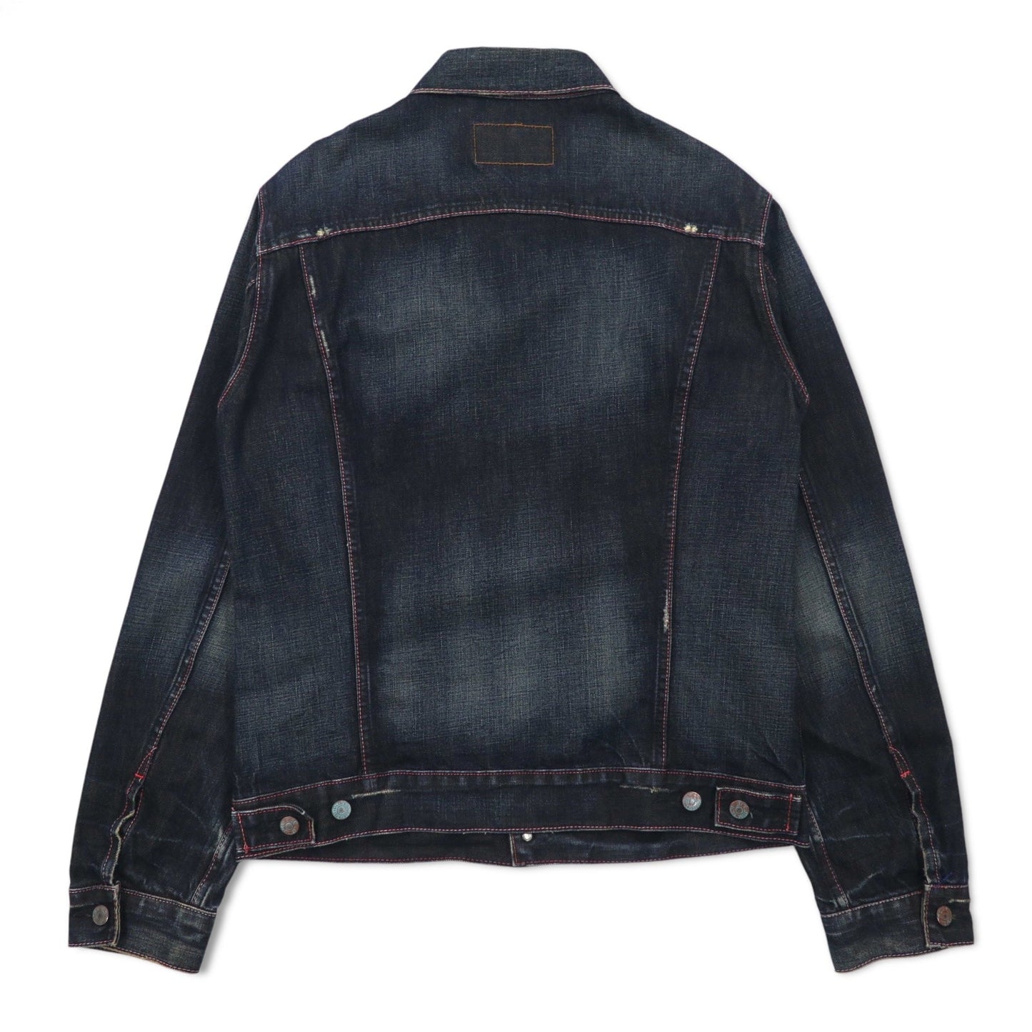 Levi's 00年代 70505 4th タイプ デニムジャケット Gジャン XL インディゴ ブルー ダメージ加工