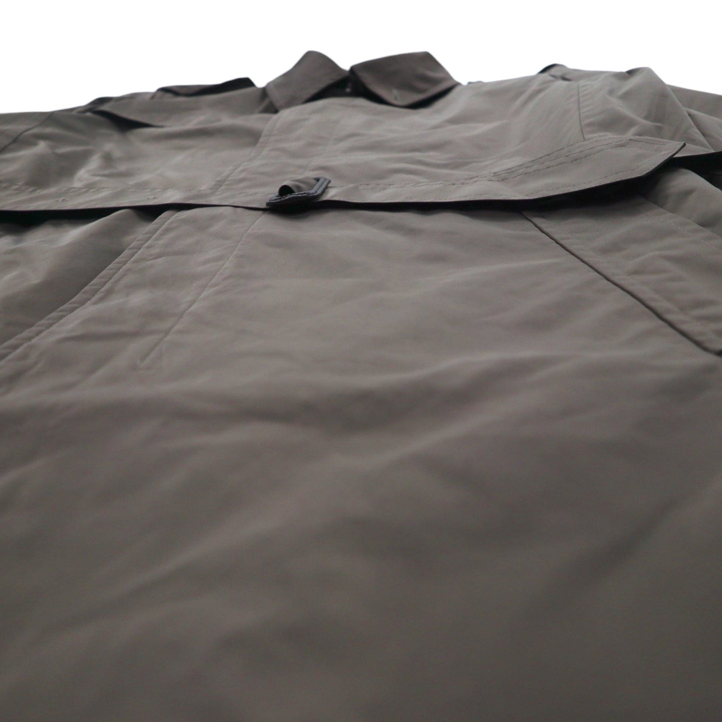 SANYO ソロテックス ミリタリー トレンチコート M カーキ チンストラップ エポレット ベルト付き