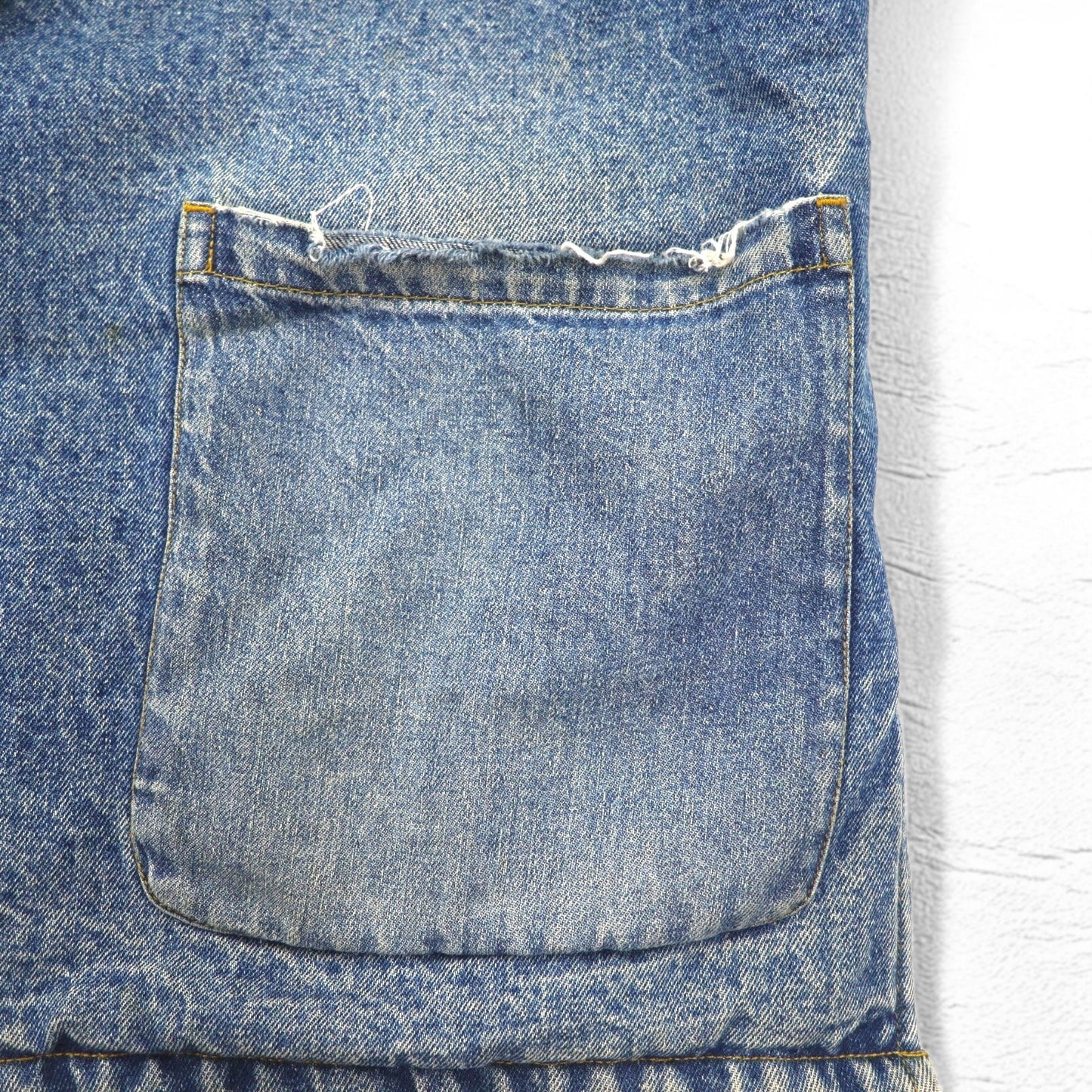 MASH × Phatee チベタンジャケット リバーシブル 作務衣 ボア デニムジャケット M ブルー ブラウン