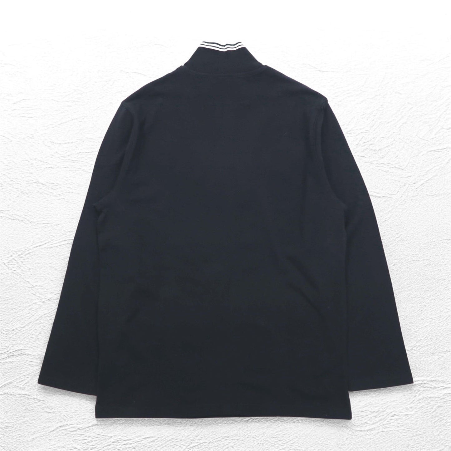 Polo by Ralph Lauren ハーフジップ トップス L ブラック コットン スモールポニー刺繍 未使用品