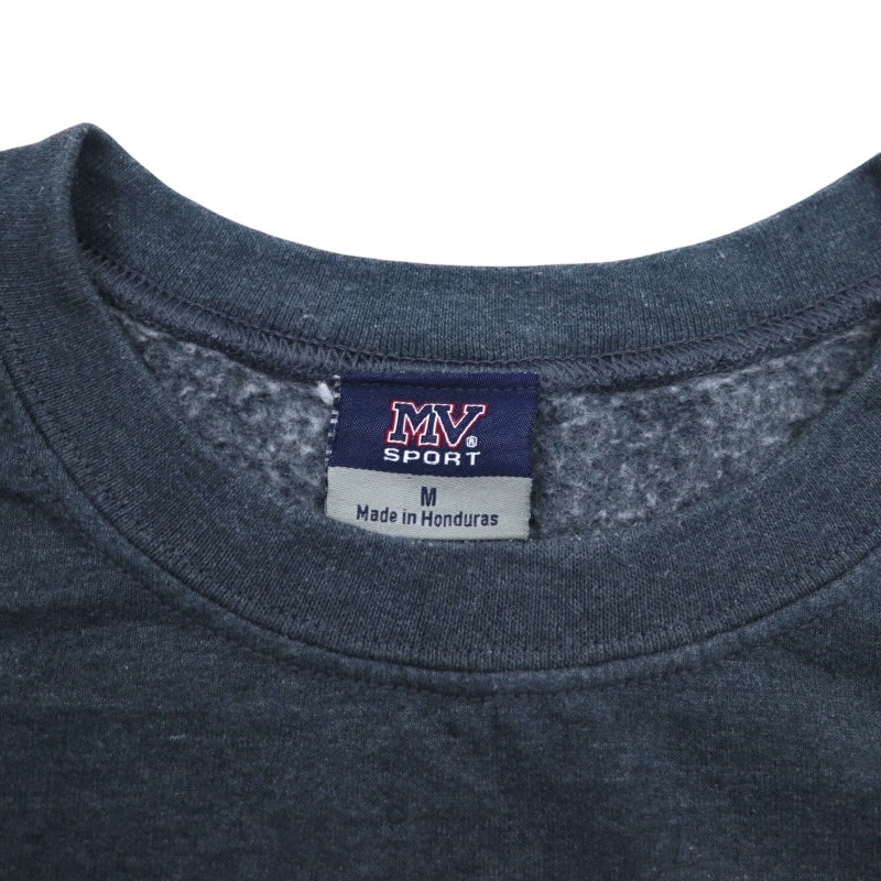 MV SPORT 90年代 カレッジプリント スウェット M グレー コットン 裏起毛 FONTBONNE