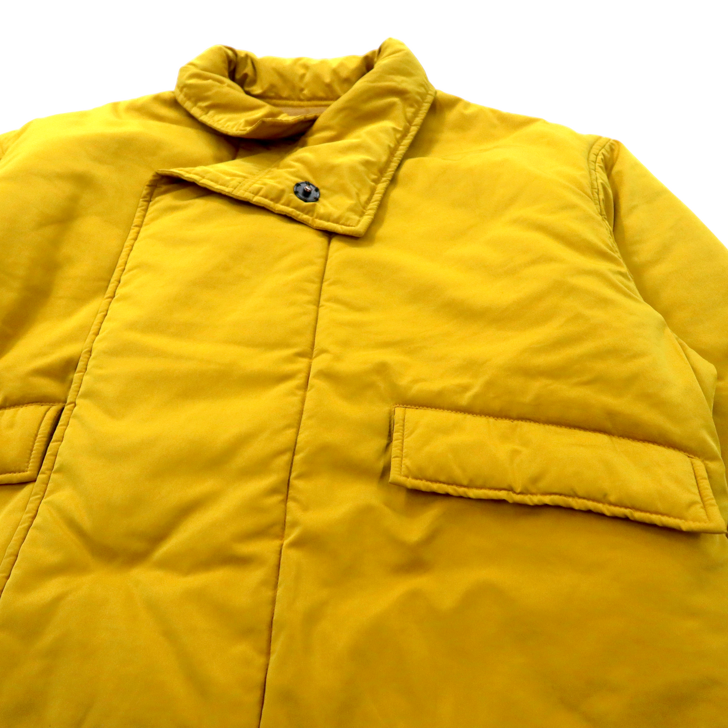 whowhat インサレーションジャケット M イエロー チベット ブルゾン TIBET BLOUSON ボックスシルエット 日本製