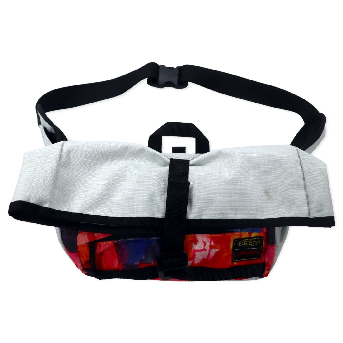 KEEN × JERRY GARCIA ヒップバッグ ボディバッグ ホワイト ポリエステル リップストップ フックストラップ