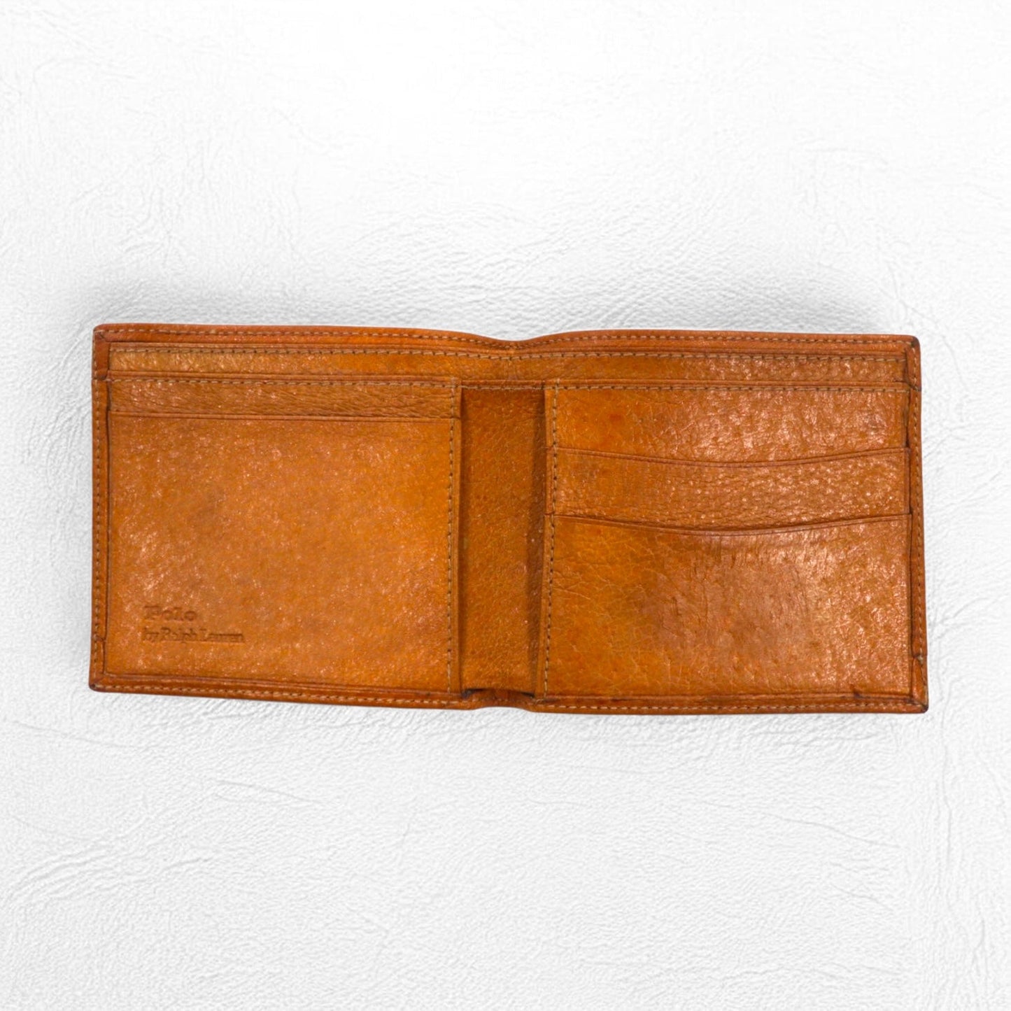 Polo by Ralph Lauren 2つ折り財布 カードケース レザー キャンバス 刺繡 オールオーバーポニー