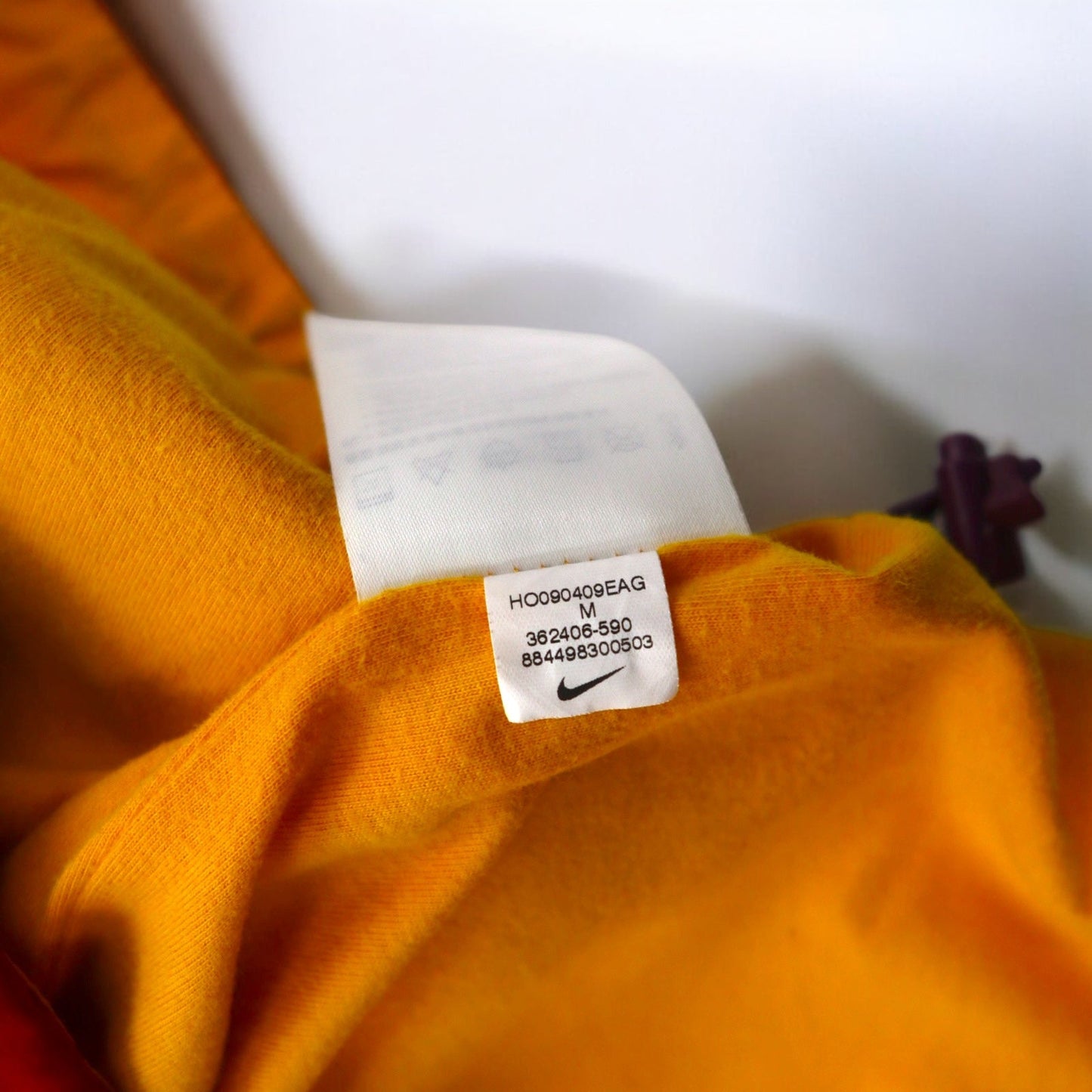 NIKE フード収納式 シェルジャケット ナイロンパーカー M マルチカラー ポリエステル