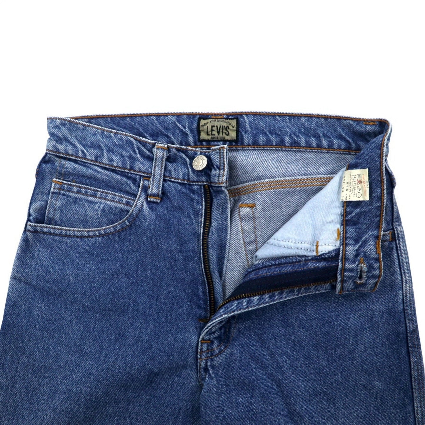 LEVI'S 90年代 ビッグE シルバータブ 636 テーパード デニムパンツ M ブルー 636-0203 日本製