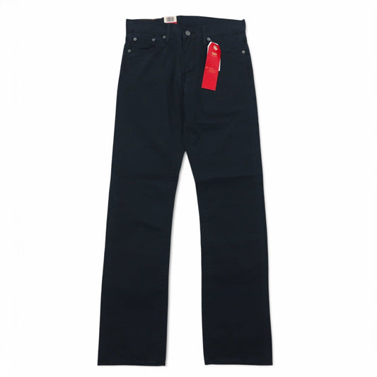 Levi's 513 スリム ストレッチ ブラック デニムパンツ 29 ブラック コットン 08513-0696 未使用品
