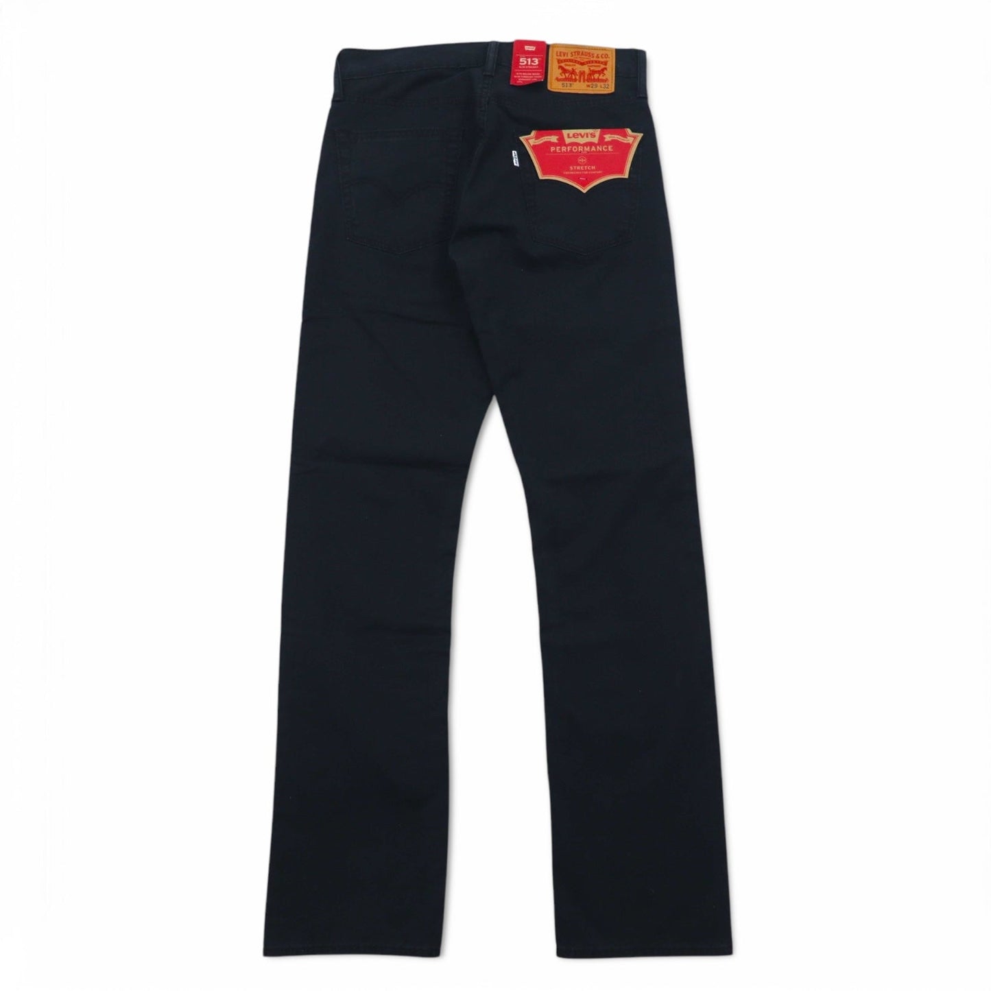 Levi's 513 スリム ストレッチ ブラック デニムパンツ 29 ブラック コットン 08513-0696 未使用品