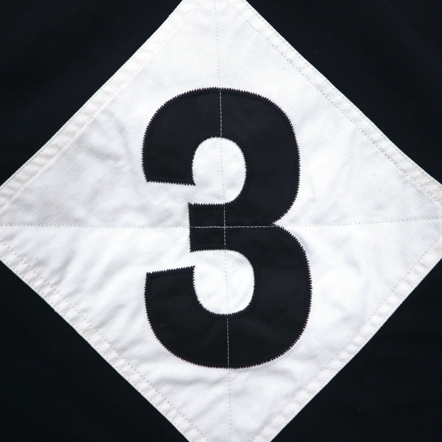 RALPH LAUREN 90年代 ラガーシャツ S ブラック コットン ロゴ 刺繍 ナンバリング