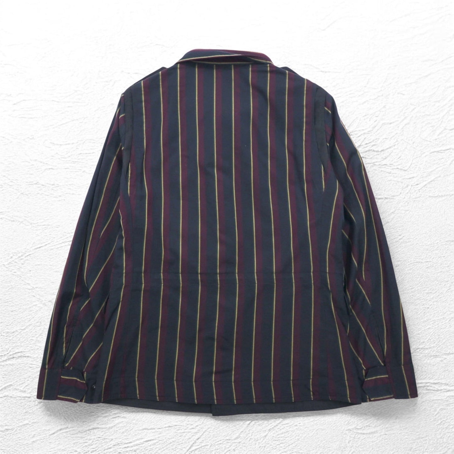 Slow Gun & Co. M-65 ミリタリー フィールドジャケット S ネイビー ストライプ ドローコード 日本製