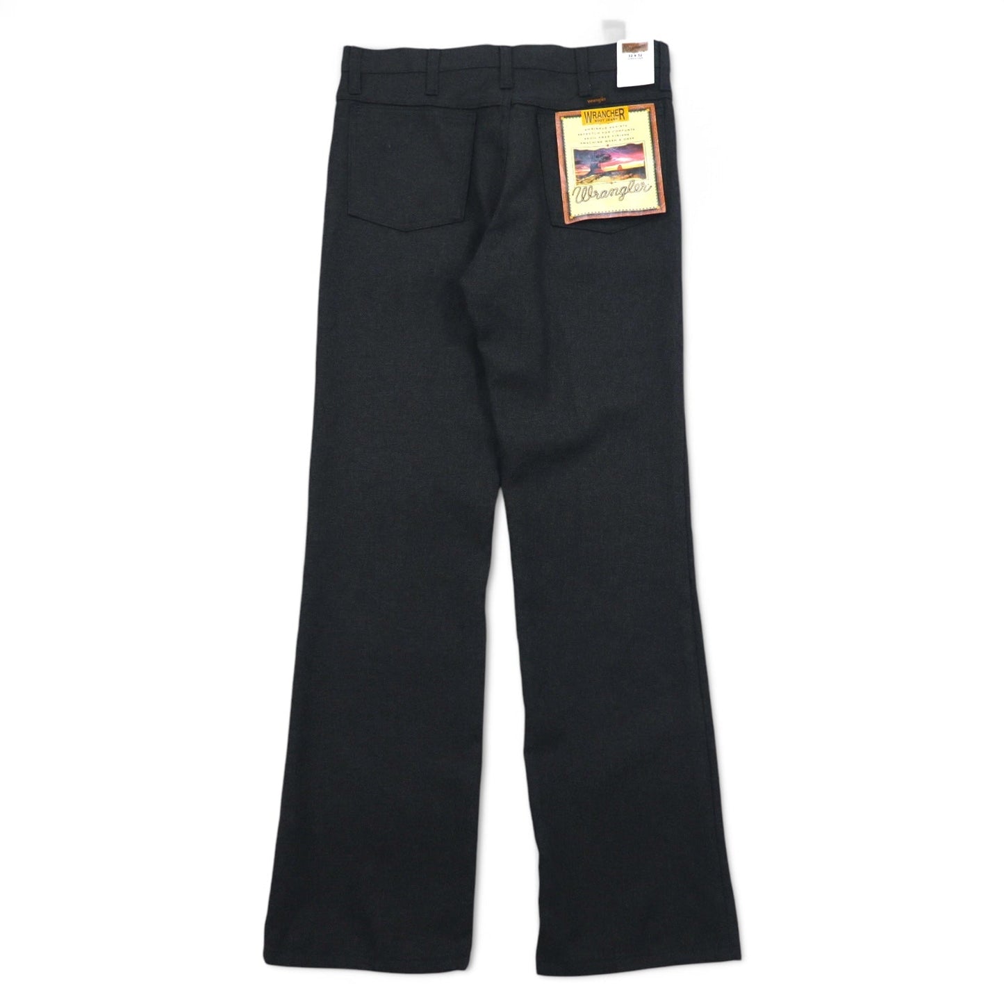Wrangler ランチャードレスジーンズ 32 グレー ポリエステル センタープレス 82HK メキシコ製 未使用品