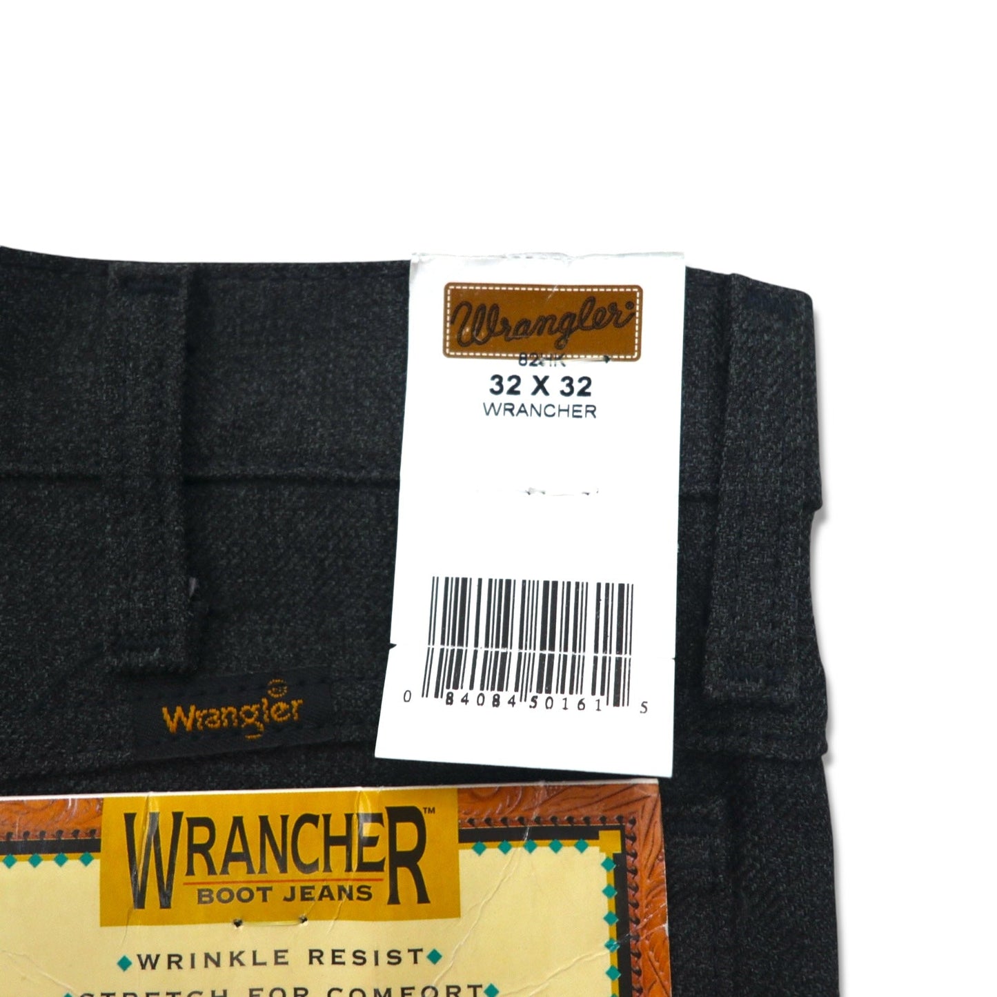 Wrangler ランチャードレスジーンズ 32 グレー ポリエステル センタープレス 82HK メキシコ製 未使用品