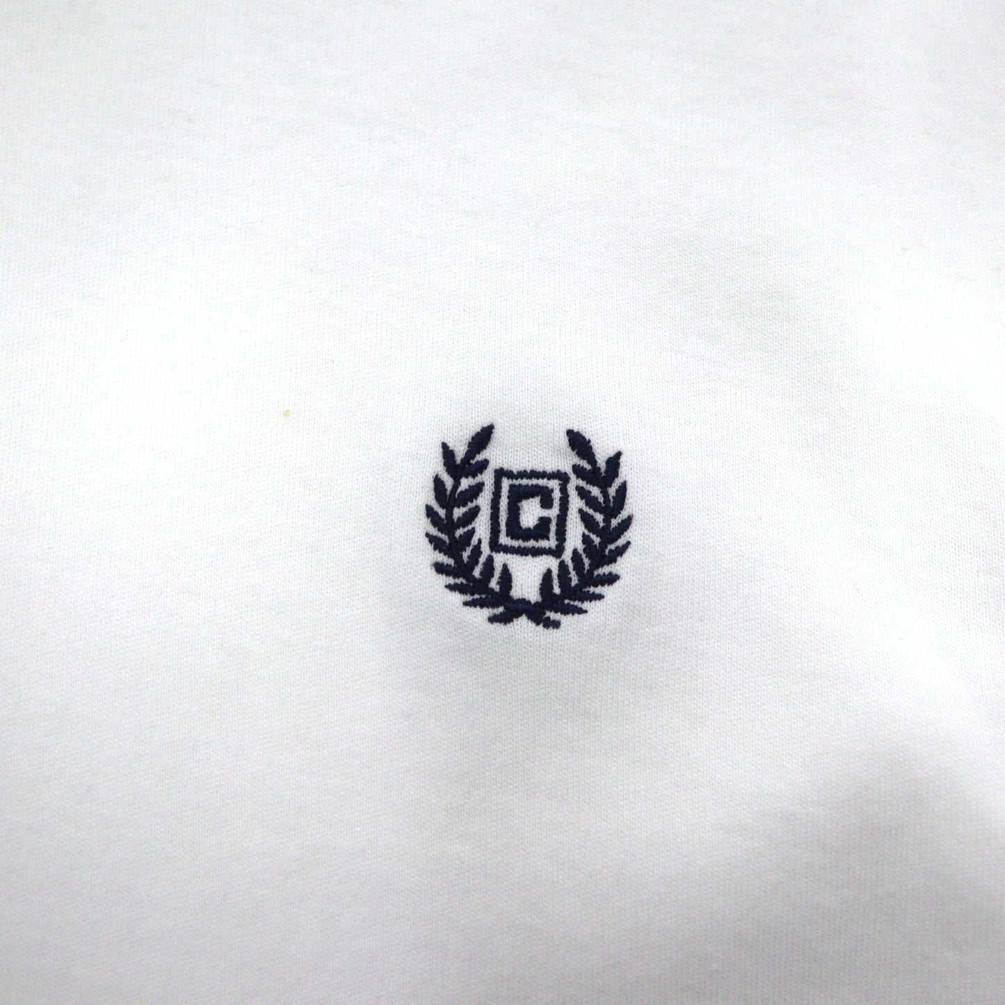 CHAPS ポロシャツ XL ホワイト コットン ワンポイント 刺繍 エンブレム