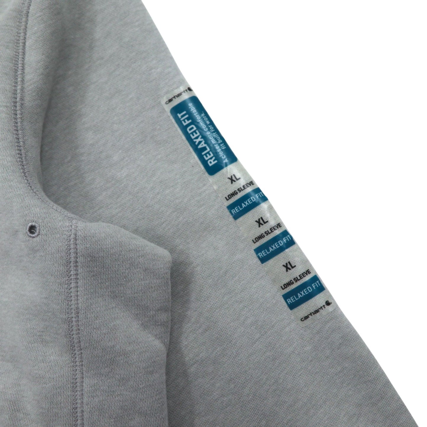 carhartt リラックスフィット パーカー XL グレー コットン 裏起毛 103453 058 Force Delmont Graphic Hooded 未使用品