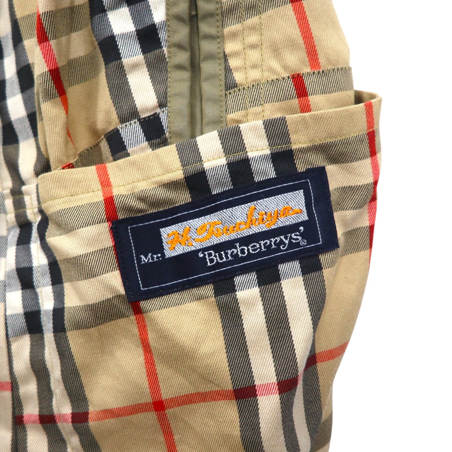 Burberrys 80年代 バルマカーン ステンカラーコート M カーキ 裏地ノバチェック 比翼 エポレット ベルト付き WR075-902-75