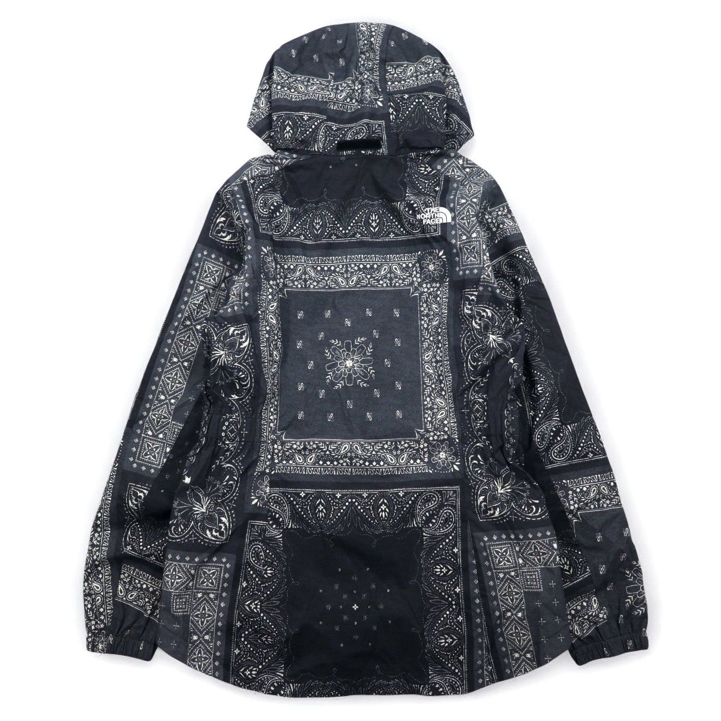 THE NORTH FACE リゾルブ パーカー2 RESOLVE PARKA II マウンテンパーカー M ブラック バンダナ ペイズリー柄 ポリエステル DRYVENT 防水 US規格