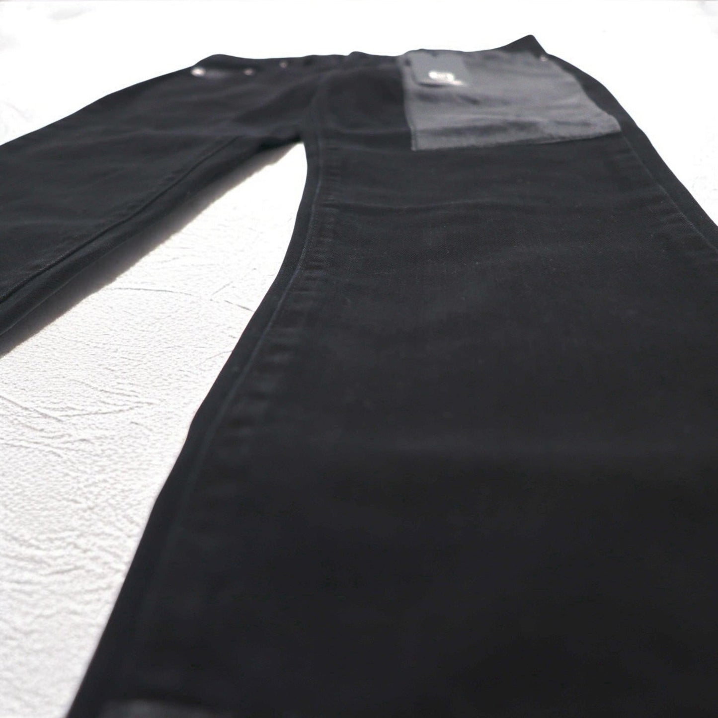 McQ Alexander McQUEEN スキニージーンズ デニムパンツ M ブラック 349498 HYBRID LOW WAIST SKINNY JEANS 未使用品