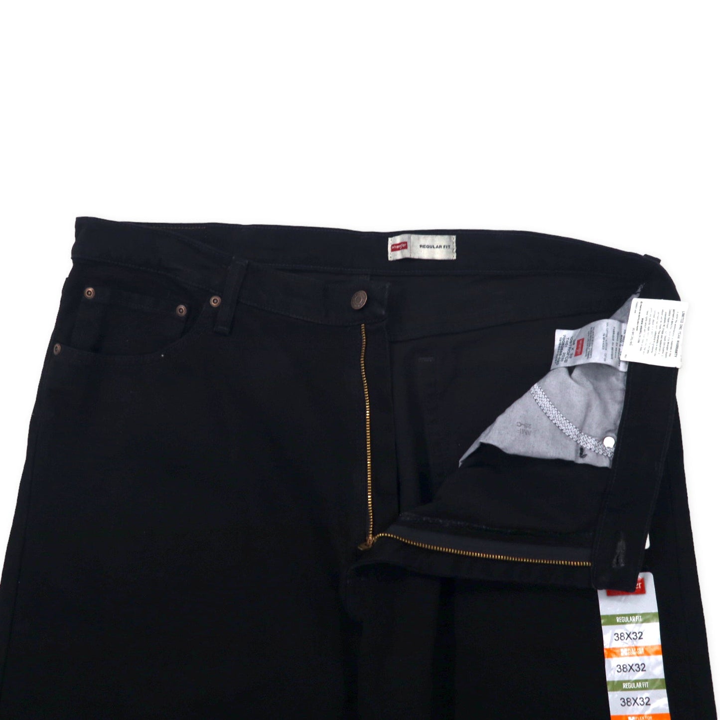 Wrangler ブラック デニムパンツ 38 レギュラーフィット メキシコ製 未使用品