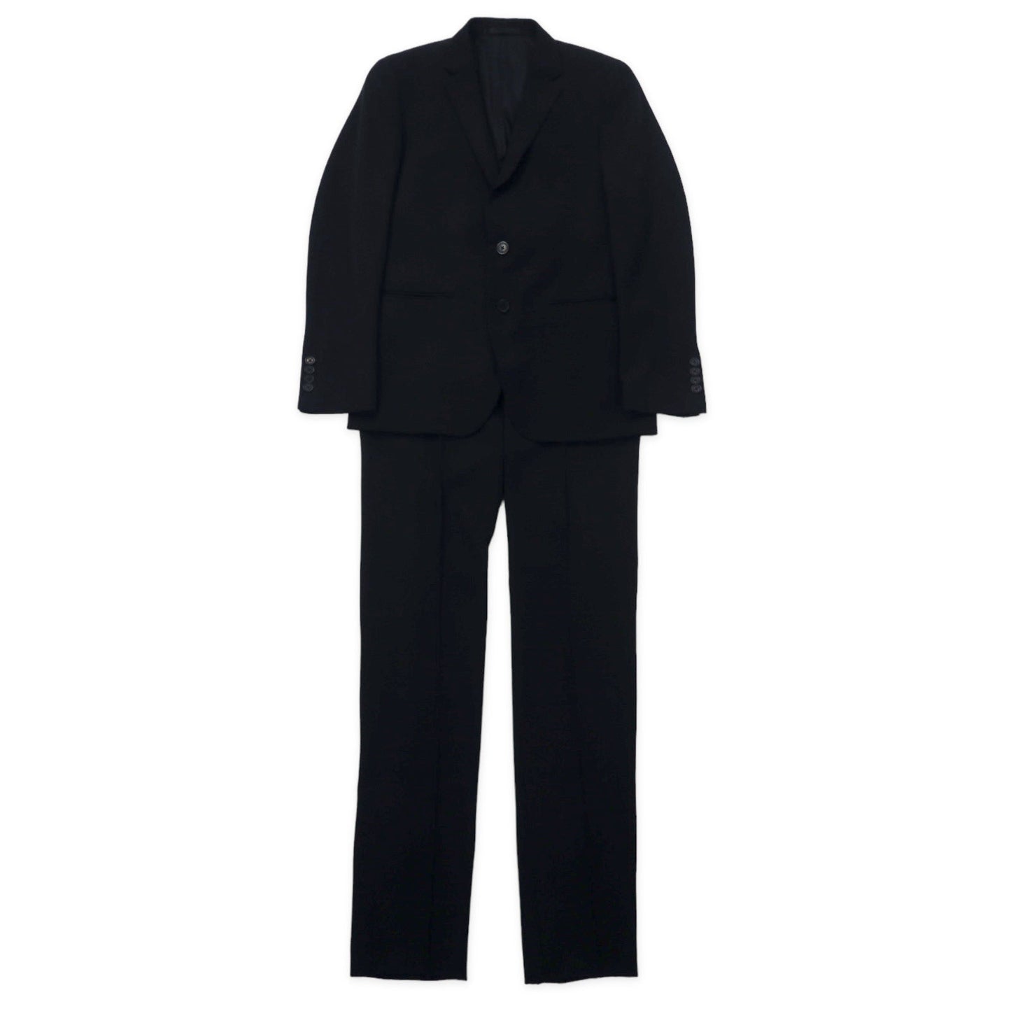 nano universe × Pearson 2B スーツ セットアップ 46 ブラック ポリエステル ストレッチ Cycling Suit