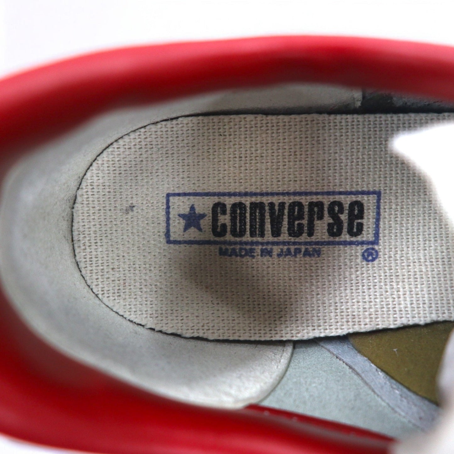 CONVERSE 日本製 ワンスター ONESTAR レザー スニーカー 26.5cm ホワイト レッド