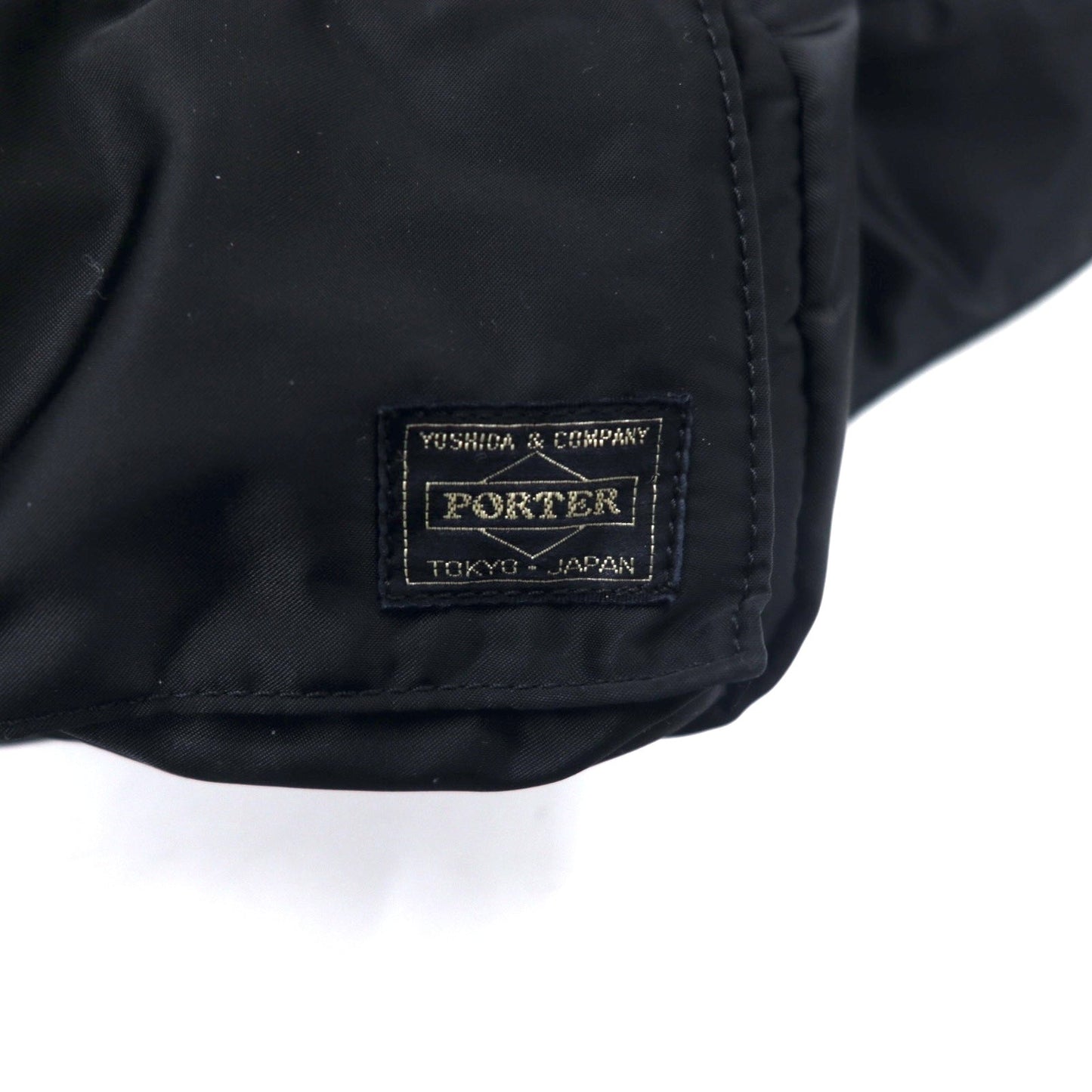 PORTER タンカー ウエストバッグ ボディバッグ ブラック ナイロン TANKER 日本製