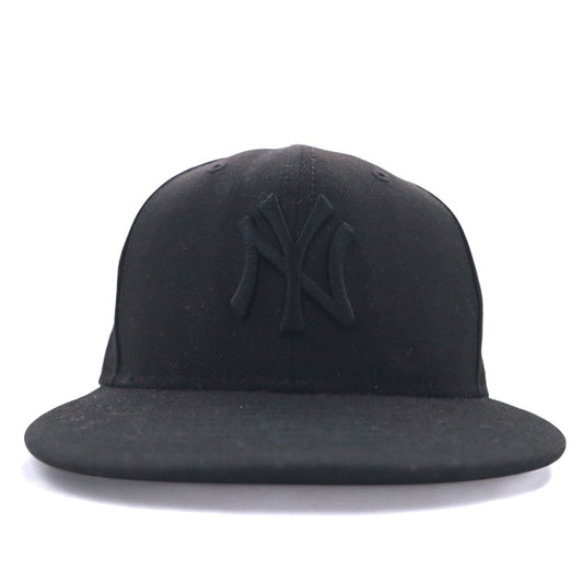 NEWERA ベースボールキャップ 58.7cm ブラック アクリル MLB ニューヨーク ヤンキース