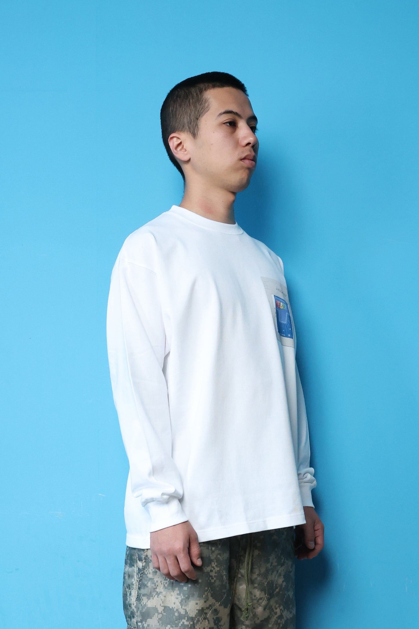 REBUILD L/S TEE(WHITE)