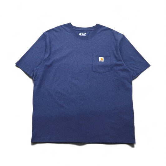 carhartt ルーズフィット ポケット Tシャツ 2XL LOOSE FIT ネイビー コットン
