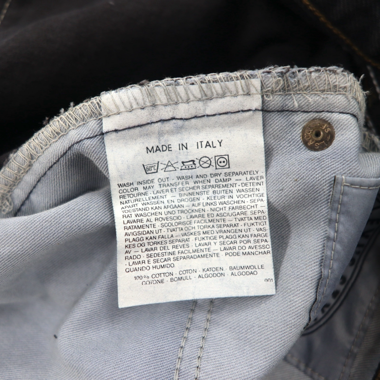 Levi's イタリア製 90年代 オレンジタブ 412 ユーロモデル デニムパンツ L ブラック ボタンフライ レザーパッチ