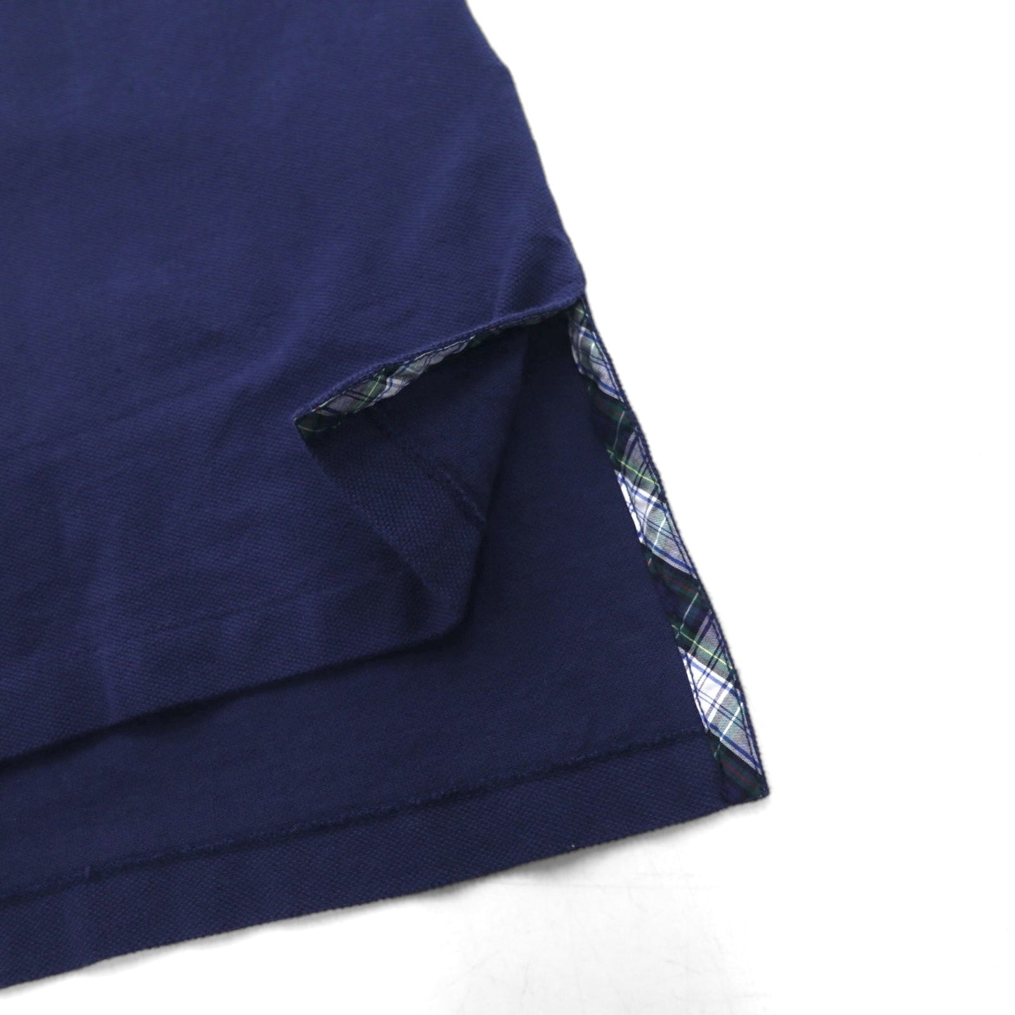 Polo by Ralph Lauren 90年代 ビッグポニー刺繍 ポロシャツ L ネイビー コットン 鹿の子 CUSTOM FIT CLASSICS 未使用品