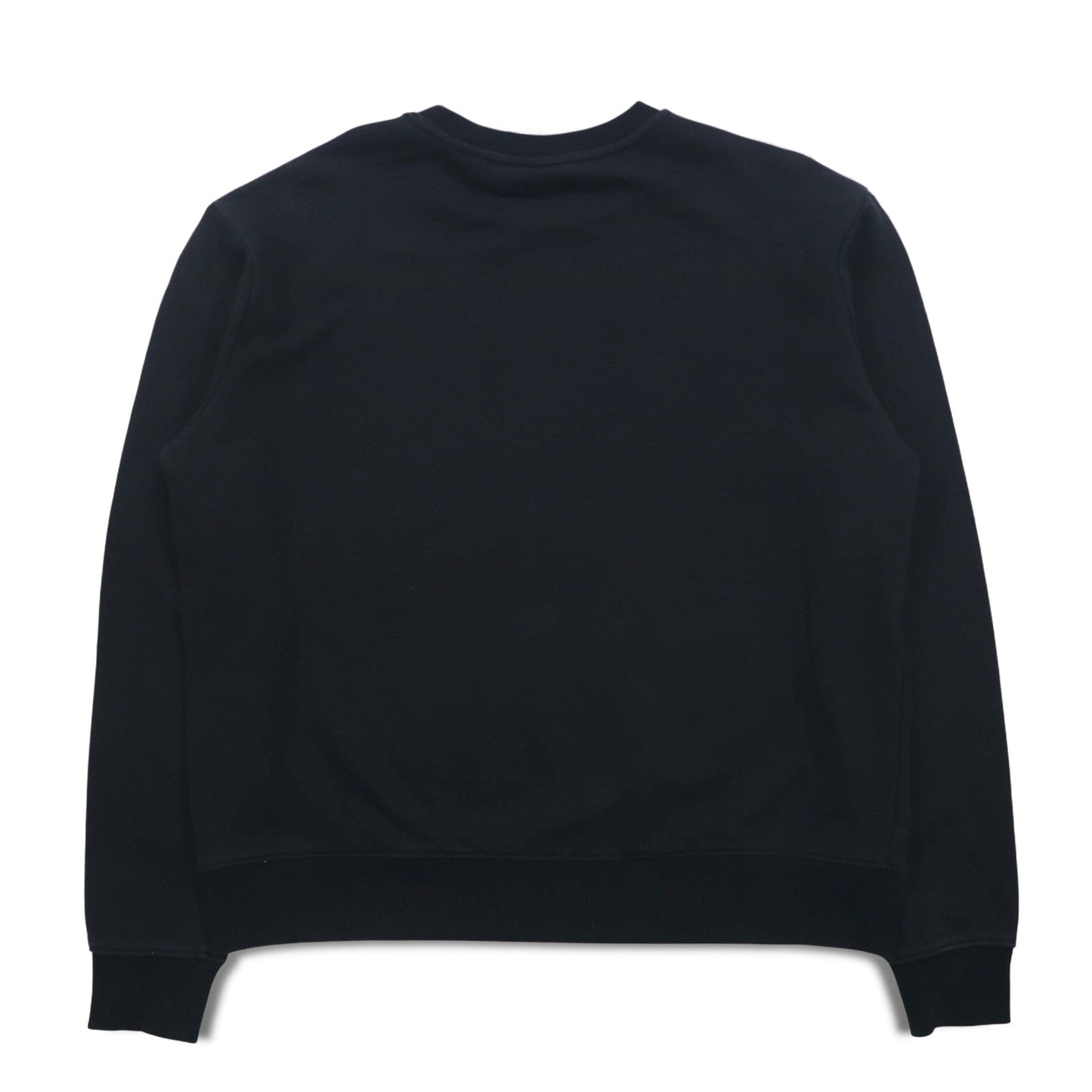 FILA クルーネック スウェット XL ブラック コットン クラシック ロゴプリント