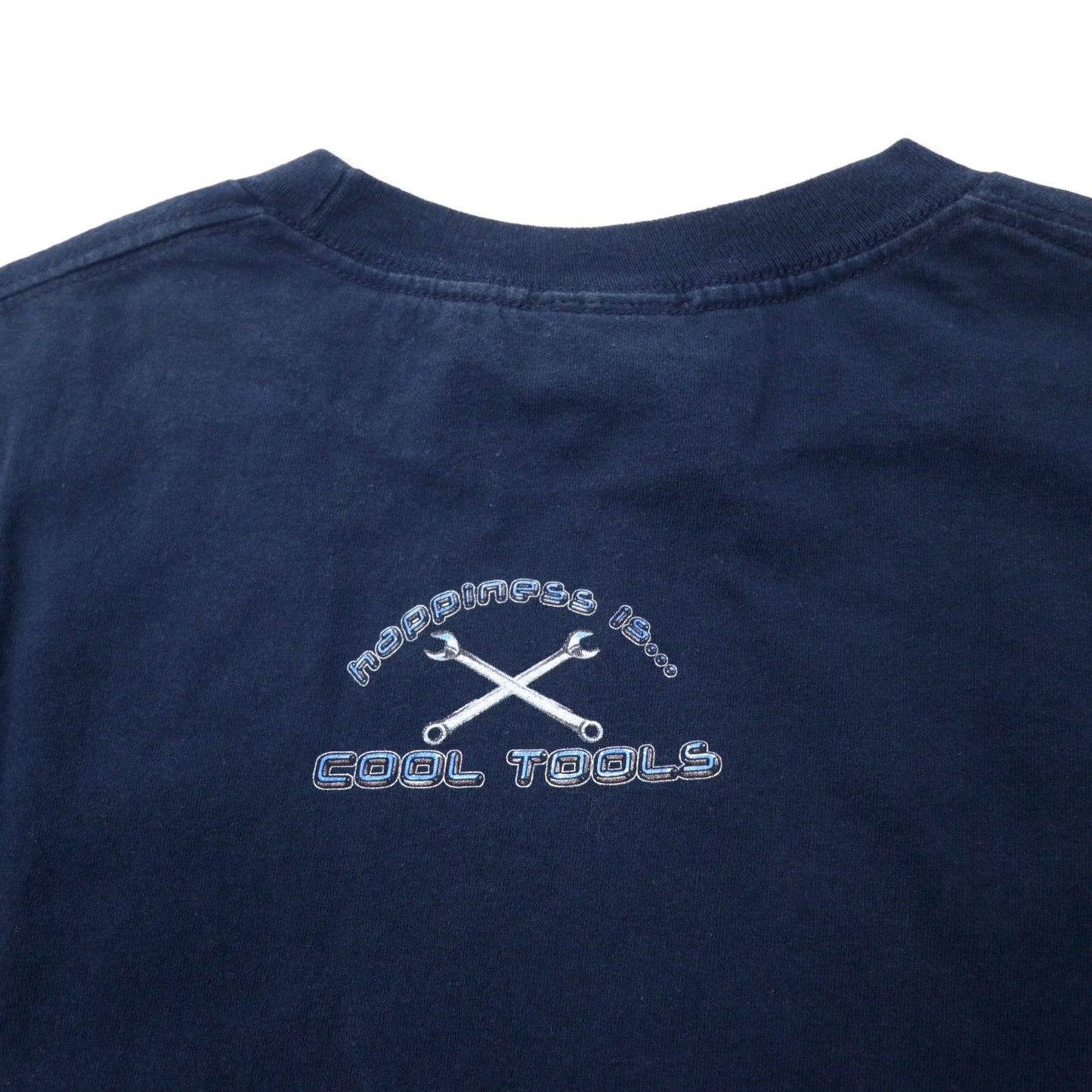 LOONEY TUNES COLLECTION キャラクタープリント Tシャツ XL ネイビー コットン ダズマニアンデビル COOL TOOLS メキシコ製