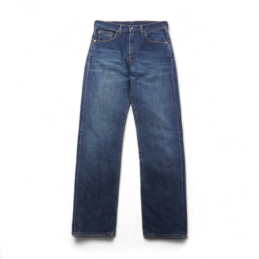 Levi's 90年代 日本製 502-XX 復刻 ビッグE 赤耳 セルビッヂ デニムパンツ M インディゴ ブルー TALONジップ 均等v USED LOOK