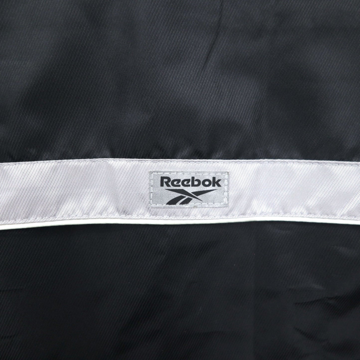 Reebok 90年代 ナイロンジャケット トラックジャケット ジャージ L ブラック グレー ロゴ刺繍