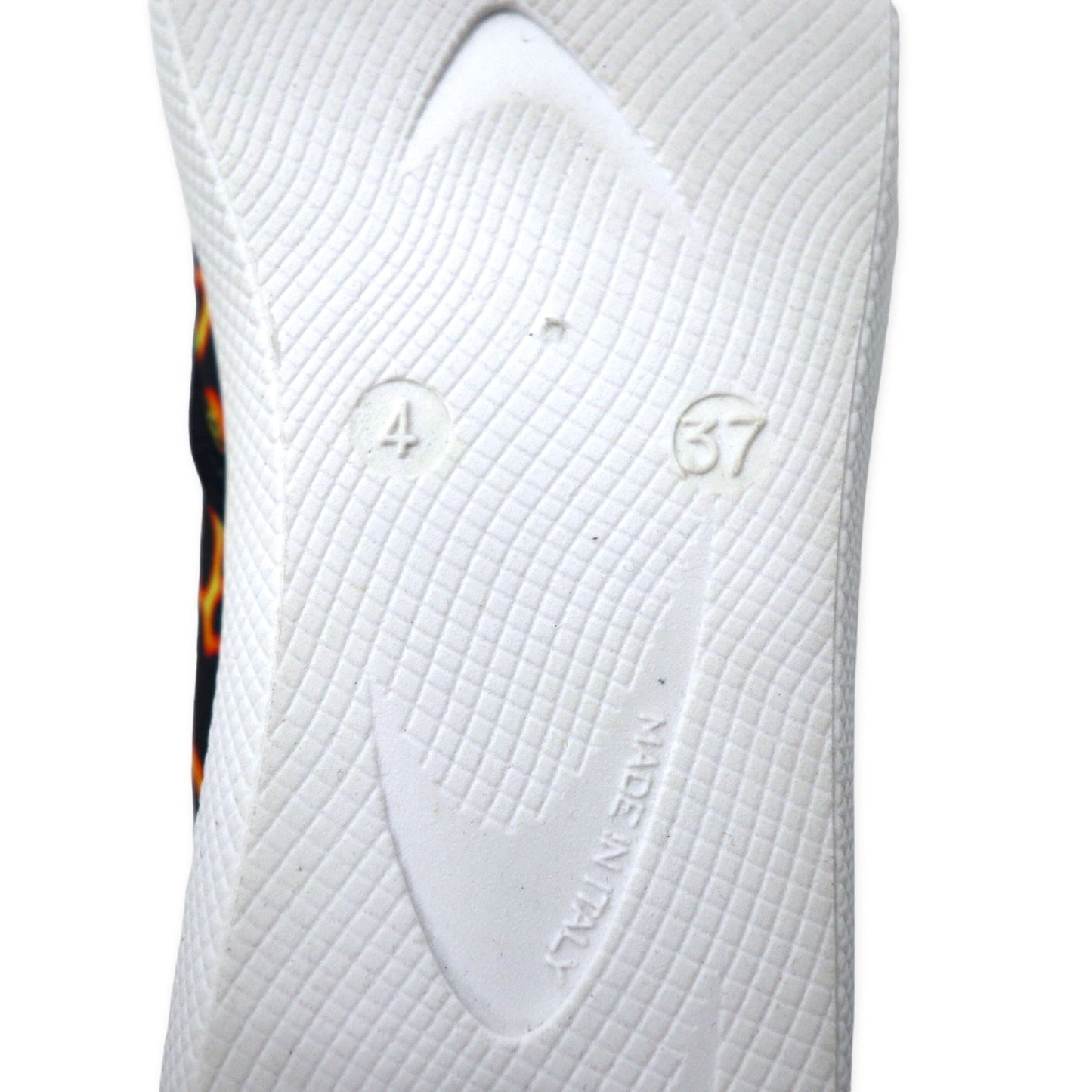 LOVE MOSCHINO イタリア製 ファイヤーパターン スリッポン スニーカー 23.5cm ブラック キャンバス 未使用品