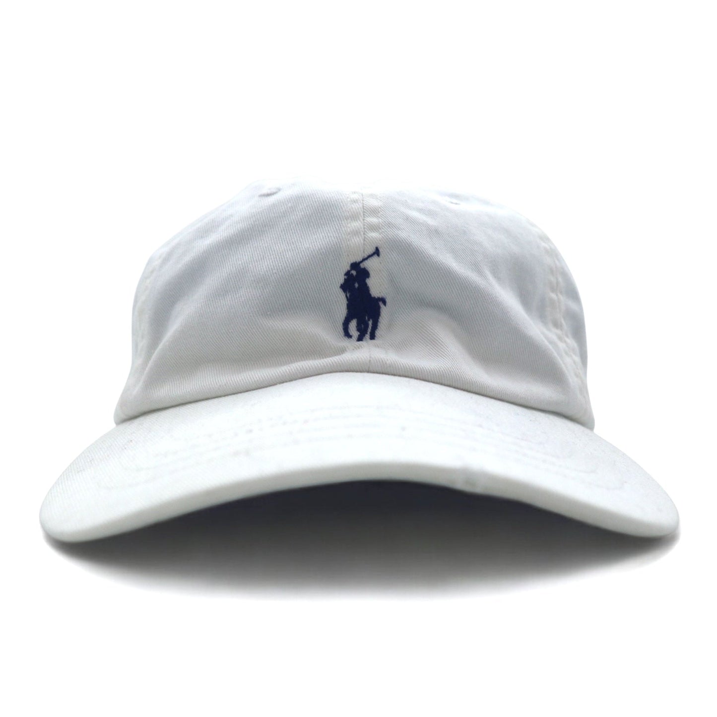 POLO RALPH LAUREN スモールポニー刺繍 6パネルキャップ ONE ホワイト コットン