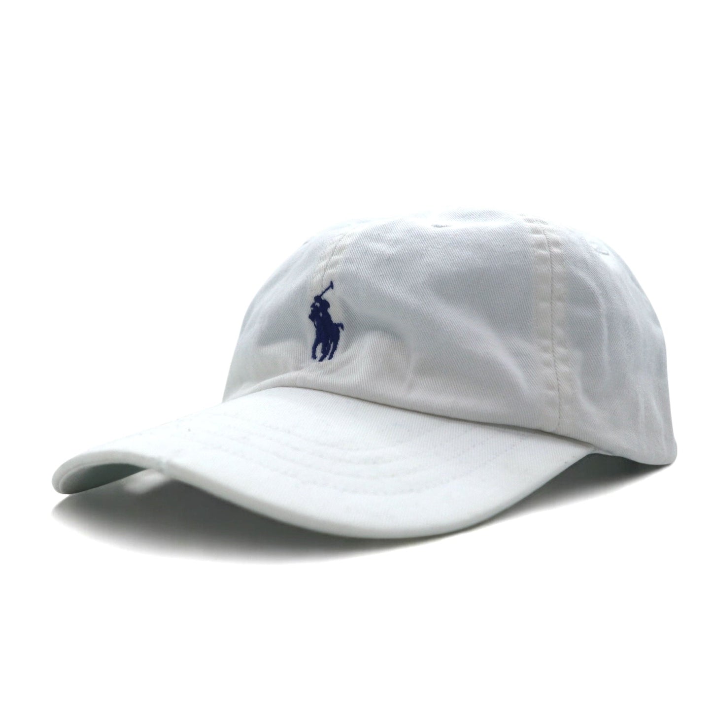 POLO RALPH LAUREN スモールポニー刺繍 6パネルキャップ ONE ホワイト コットン