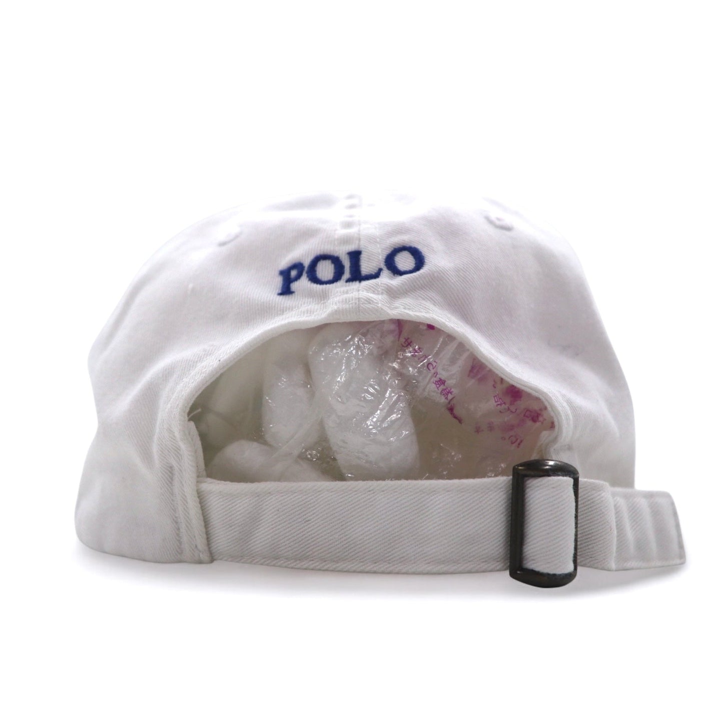 POLO RALPH LAUREN スモールポニー刺繍 6パネルキャップ ONE ホワイト コットン