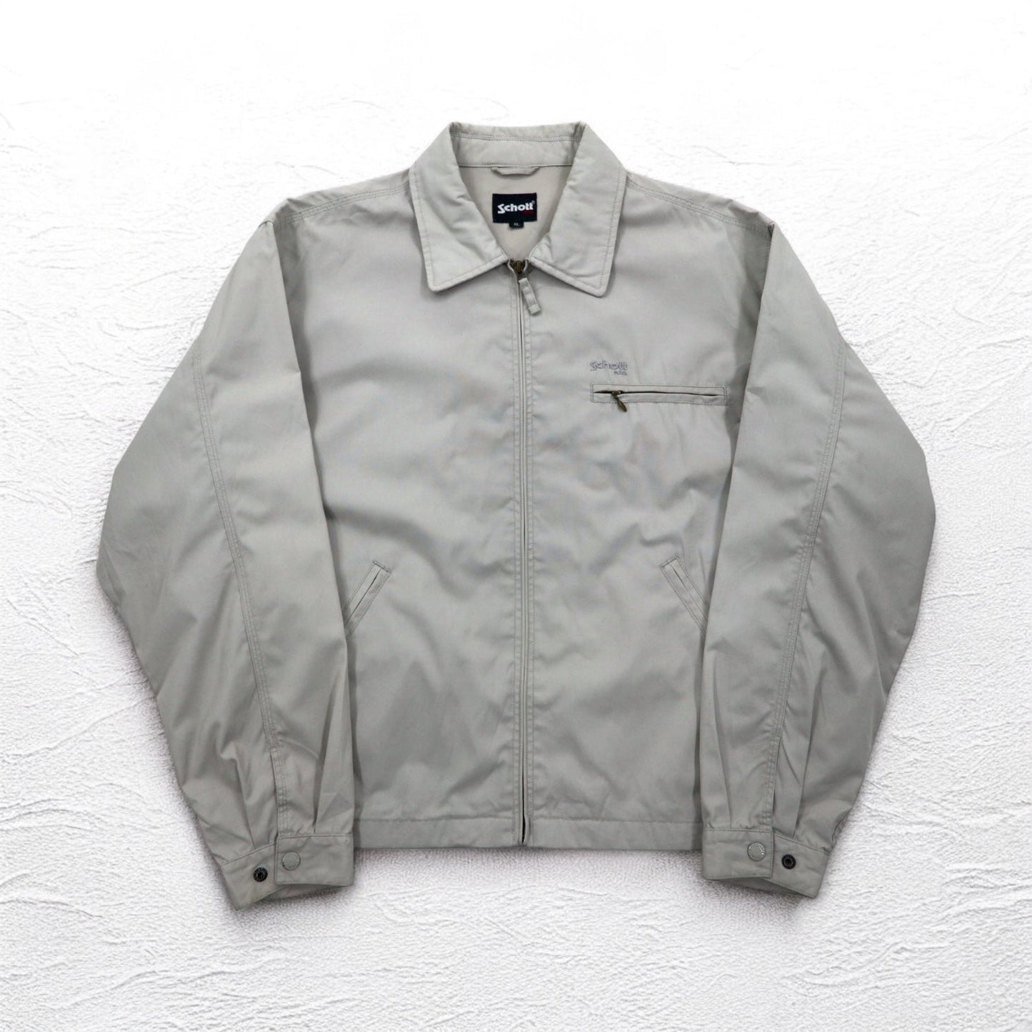 Schott N.Y.C. ハリントンジャケット ワークジャケット XL ベージュ ポリエステル コットン