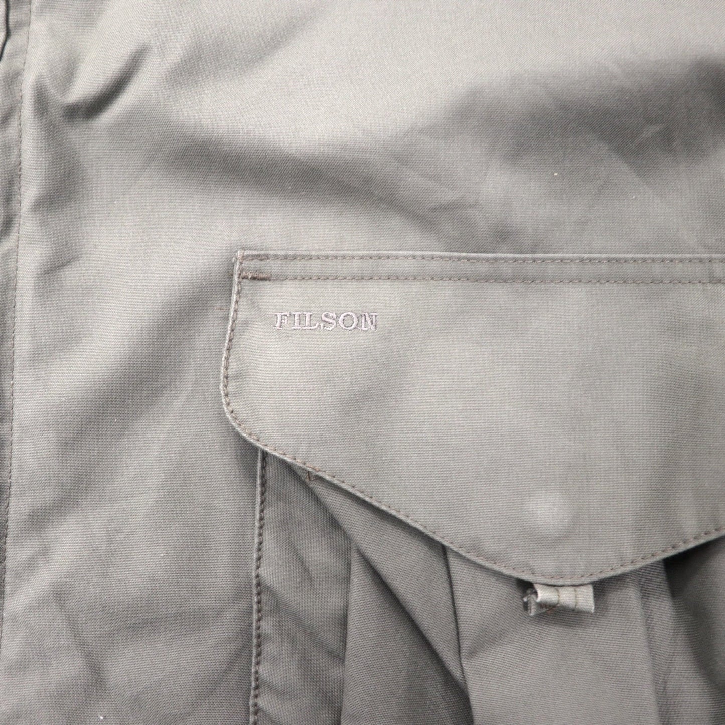 FILSON USA製 ハンティングジャケット スウィングトップ XXL カーキ コットン エルボーパッチ