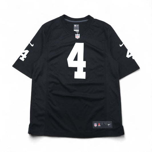 NIKE ゲームシャツ L ブラック ポリエステル NFL ナンバリング