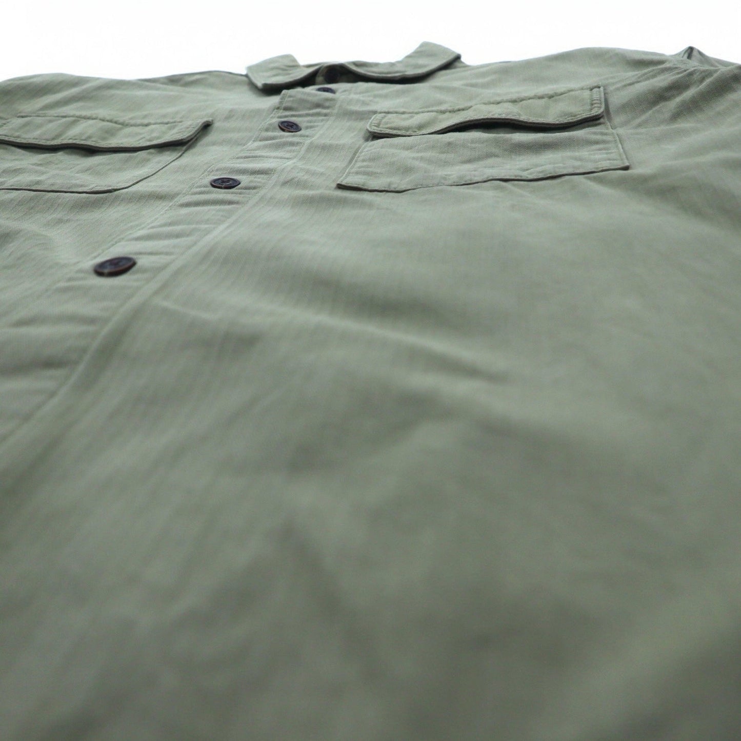 TOMMY JEANS オーバーサイズフィット ワークシャツ XL カーキ コットン OVERSIZED FIT DM0DM4203