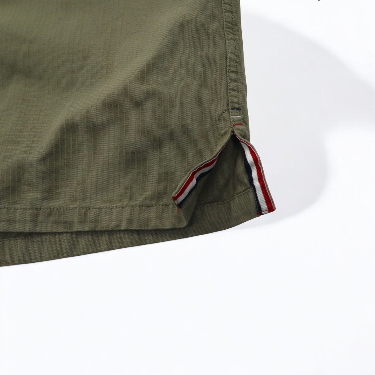 TOMMY JEANS オーバーサイズフィット ワークシャツ XL カーキ コットン OVERSIZED FIT DM0DM4203
